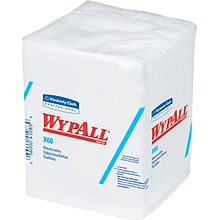 Wypall x60 Washcloths, 12 1/2 x 10, White, 70/Pk, 8 Packs/Ct