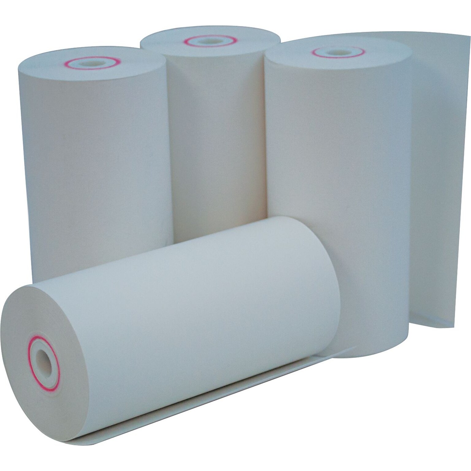 Staples® Handheld/Mobile Printer Thermal Paper Rolls, INTERMEC PB40, PB41, PW40, 1-Ply, 4 3/8 x 115, 50/Carton (3117)