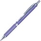 Pentel EnerGel Alloy RollerBall Retractable Gel Pen, Medium Point, Purple Ink (BL407V-V)