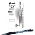 Pentel Icy Mechanical Pencil, 0.5mm, #2 Medium Lead, Dozen (AL25TA)