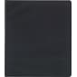 Simply™ Label Holder Binder with Round Rings, Black, 1"