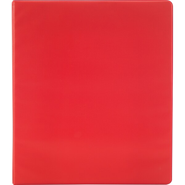 Standard 3 3 Ring Non View Binder, Red (26589)