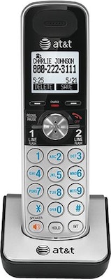 AT&T Cordless Telephone, Silver/Black (TL88002)