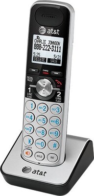 AT&T Cordless Telephone, Silver/Black (TL88002)