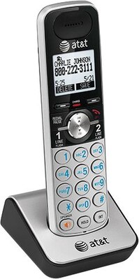 AT&T Cordless Telephone, Silver/Black (TL88002)