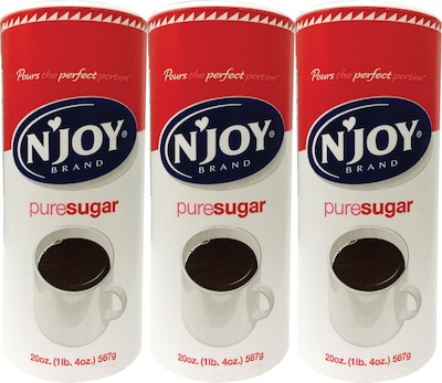 NJoy Sugar, 3 Canisters/Pack (51241/94203)