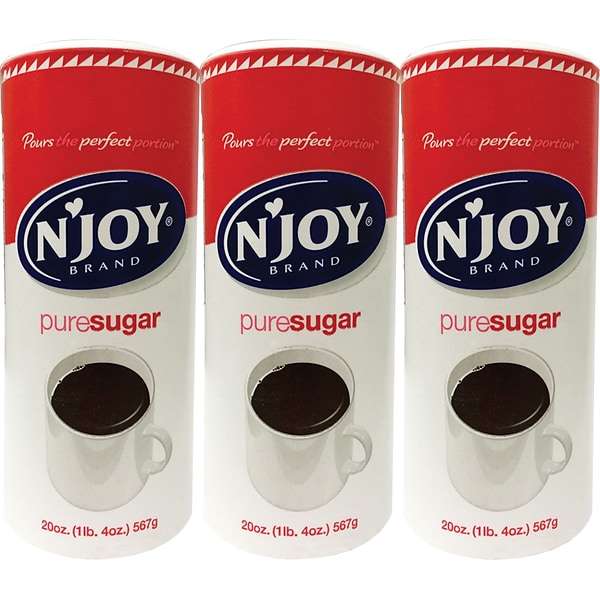 NJoy Sugar, 3 Canisters/Pack (51241/94203)