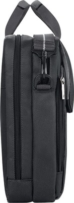 Solo New York Urban Chrysler Polyester Briefcase, Laptop Compatible, Black (LVL330-4)