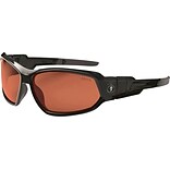 Ergodyne Skullerz® Loki-PZ Safety Glasses, Black/Polarized Copper, Anti-Scratch/Fog