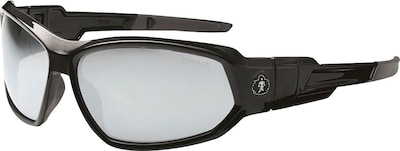 Ergodyne Skullerz® Loki Safety Glasses, Black, Anti-Scratch/Fog