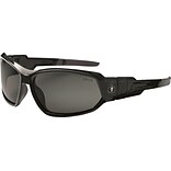 Ergodyne Skullerz® Loki Safety Glasses, Black/Smoke, Anti-Scratch/Fog