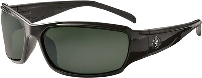 Ergodyne Thor-PZ Safety Glasses, Black/Polarized G15, Anti-Scratch/Fog