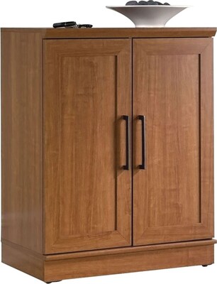 Sauder HomePlus Base Cabinet With 2 Doors, 37-3/8"H x 29-5/8"W x 17"D, Sienna Oak (411967)