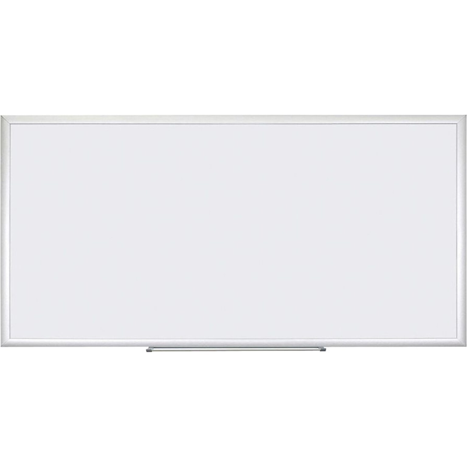 U Brands Melamine Dry Erase Whiteboard, 95 x 47, Silver Aluminum Frame (064U00-01)