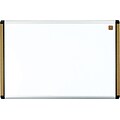 U Brands PINIT Magnetic Dry Erase Whiteboard, Silver and Black Aluminum Frame, 35 x 23 (427U00-01)