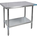 Alera Rectangular Steel Table, Stainless (XS-7230)