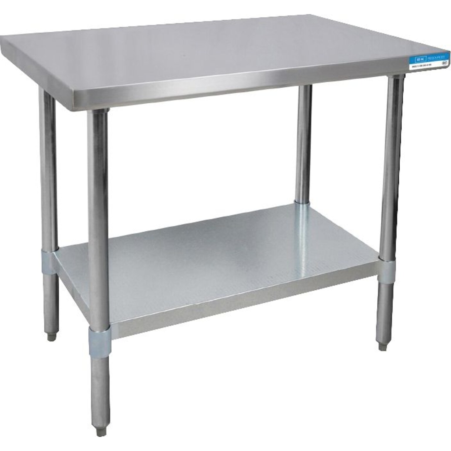 Shain Solutions Rectangular Table, 35 x 36 x 30, Silver (XS-3630)