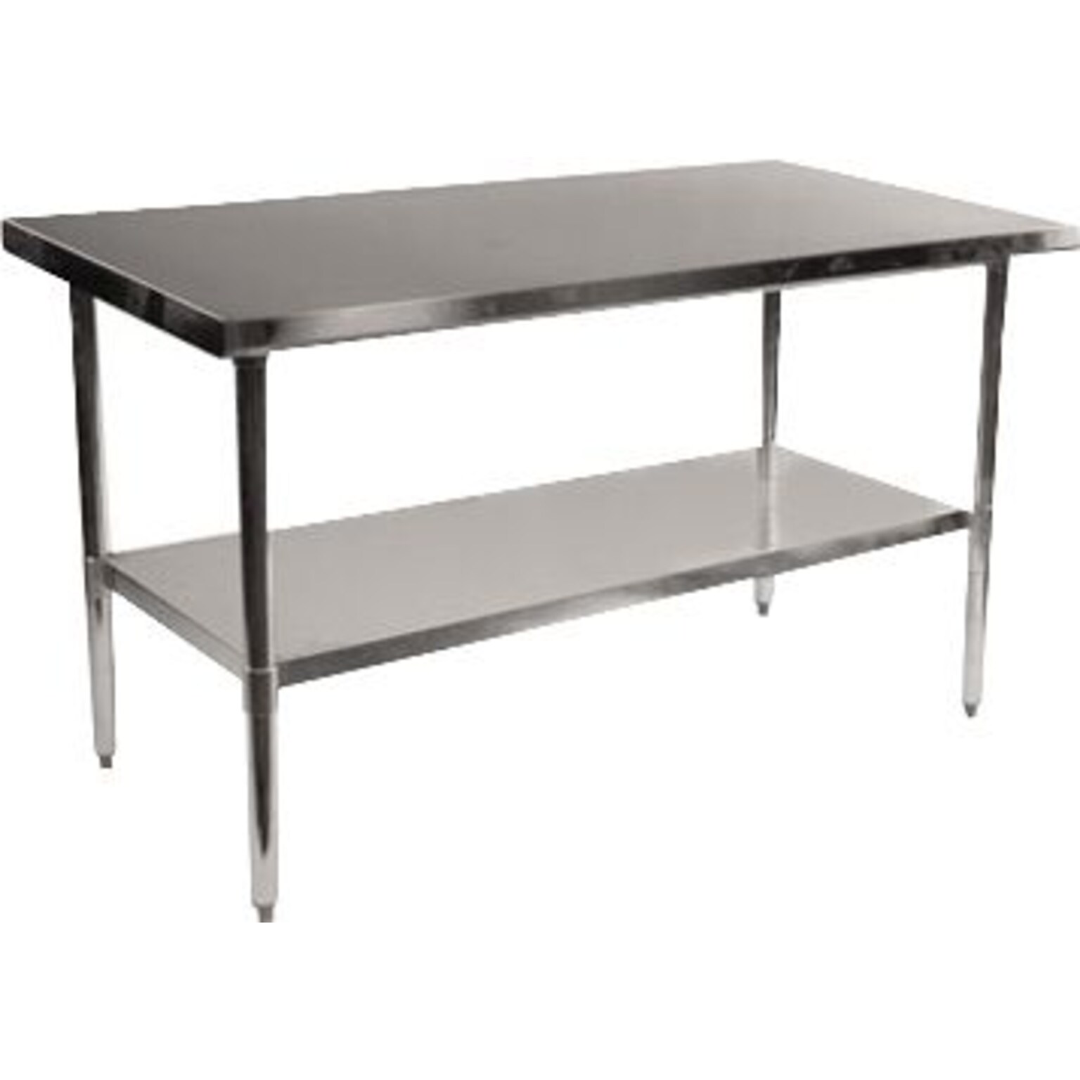 Shain Solutions Rectangular Table, 35 x 60 x 30, Silver (XS-6030)