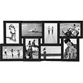 Malden 8-Opening Wood Puzzle Collage Picture Frame, Black, 4 x 6