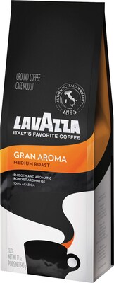 Lavazza Gran Aroma Arabica Ground Coffee, Medium Roast, 6/Carton (7509)