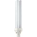 Philips Compact Fluorescent PL-C Lamp, 18 Watts, 2-Pin, Neutral White, 10PK