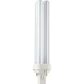 Philips Compact Fluorescent PL-C Lamp, 18 Watts, 2-Pin, Warm White, 10PK