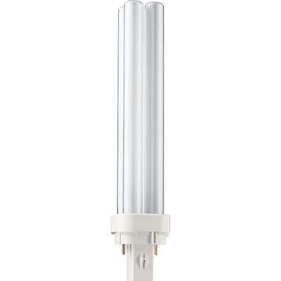 Philips Compact Fluorescent PL-C Lamp, 13 Watts, 2-Pin, Cool White, 10PK