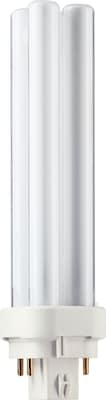 Philips Compact Fluorescent PL-C Lamp, 26 Watts, 4-Pin, Warm White, 10PK