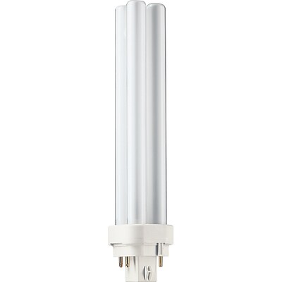 Philips Compact Fluorescent PL-C Lamp, 21 Watts, 4-Pin, Cool White, 10PK
