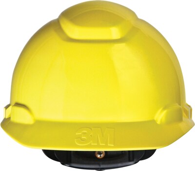 3M™ Hard Hat, 4-Point Ratchet Suspension, Yellow