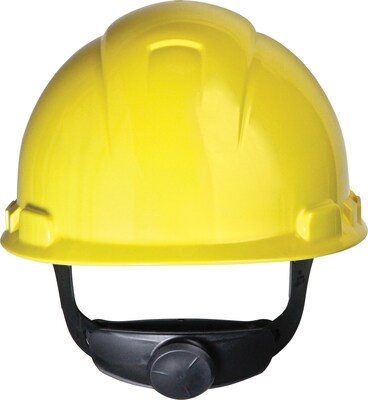 3M™ Hard Hat, 4-Point Ratchet Suspension, Yellow