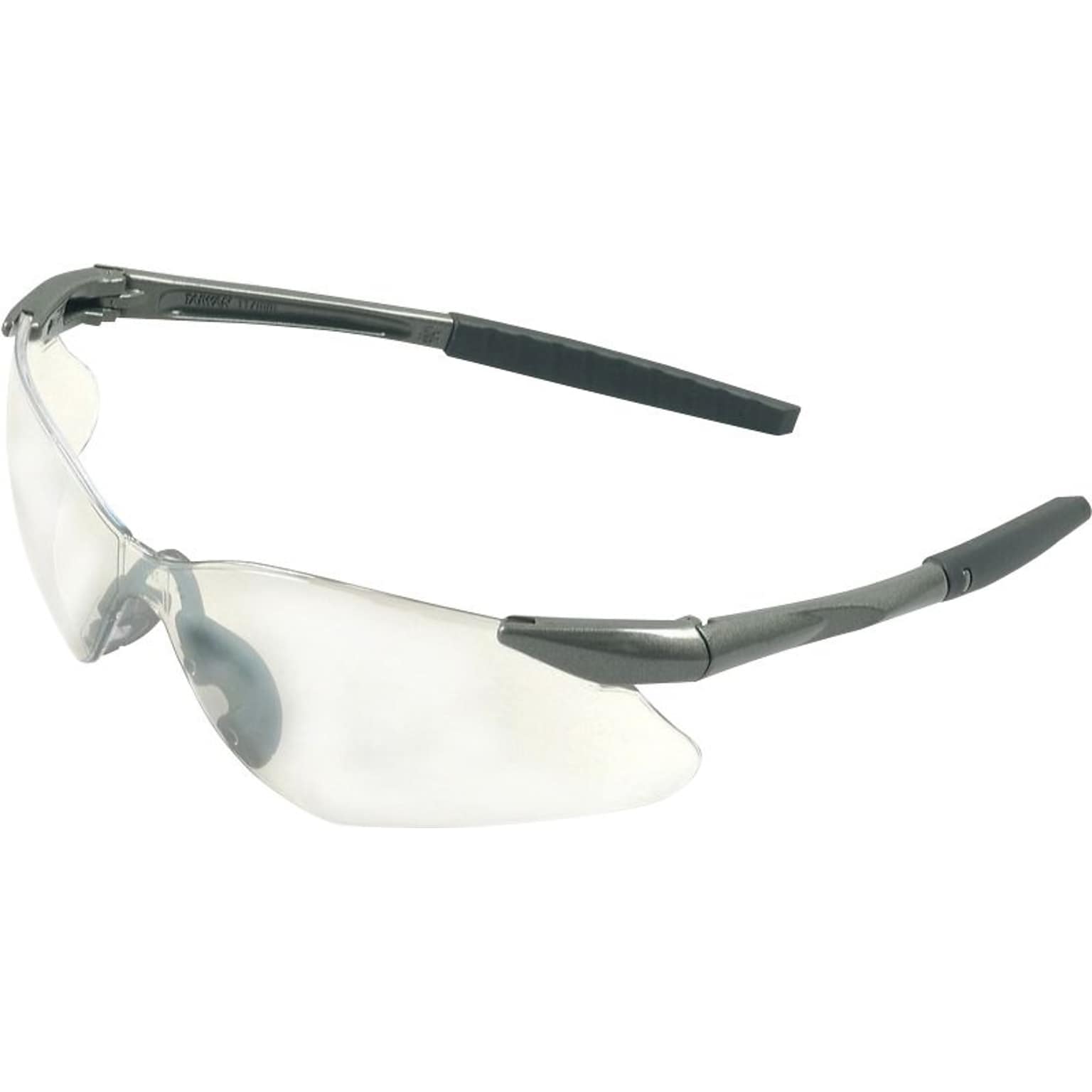 Jackson Safety® V30 Nemesis™ VL Safety Eyewear, Gunmetal, Clear, 1 Each