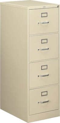 HON® 25D Putty Lgl 4-Drawer Vertical File