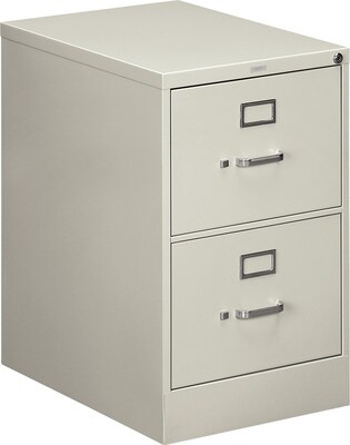 HON® 510 Series Legal Width Vertical File Cabinets, 2-Drawer, Putty, 25"D