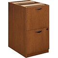 Basyx™ Hardwood Veneer Furniture Collection in Bourbon Cherry; File/File Pedestal
