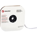 Velcro Loop Only Tape 5/8 x 75 Sticky Back Hook & Loop Fastener, White, Roll (VEL110)