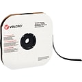 Velcro Loop Only Tape 5/8 x 75 Sticky Back Hook & Loop Fastener, Black, Roll (VEL108)