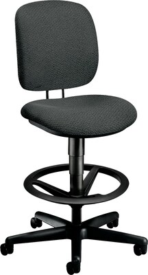 HON ComforTask 5900 Series Fabric Back Task Stool, Gray (HON5905AB12T)