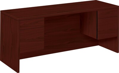 HON® 10500 Series Credenza with Kneespace, 2 Box/1 File Drawer, 60"W, Mahogany Finish NEXTExpress NEXT2019