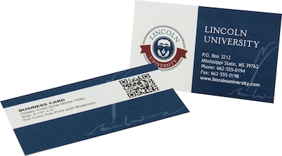 Custom Full Color Business Cards, 14 pt. Uncoated Stock, Flat Print, 2-Sided, 250/PK