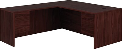 HON 10500 Series Bundle Solutions Right L-Station, Mahogany, 29.5 H x 72.0 W x 84.0 D (HON105LR7284N)