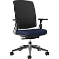 HON® Lota™ Series Task Chairs; Navy Seat, Polished Aluminum