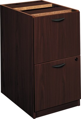 HON BL Series Pedestal File, 2 File Drawers, 15-5/8W, Mahogany Finish (BSXBL2163NN)