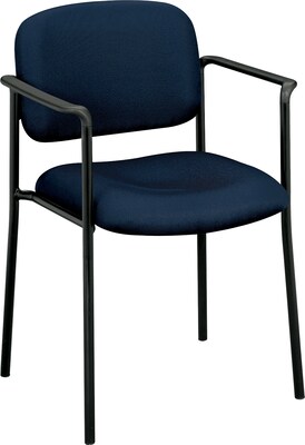 HON Scatter Fabric Stacking Guest Chair, Fixed Arms, Navy (BSXVL616VA90)