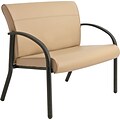 La-Z-Boy® Contract Gratzi Reception Series Bariatric Guest Chair, Vinyl, Loop, Taupe (BLF14A,HUDTAUPE)