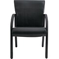 La-Z-Boy® Contract Gratzi Reception Series Guest Chair, Vinyl, Black, Each (LF14A,HUDBLK)