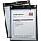 Heavy-Duty Super Heavyweight Plus Shop Ticket Holders, 12 x 9, Black, 15/Bx (CLI50912)