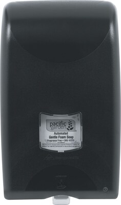 GP Pacific Garden Automated Soap & Sanitizer Dispenser, Black, 5-17/25 x 5-1/4 x 10-3/4