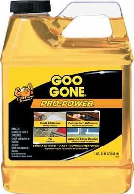 Goo Gone Pro Power Adhesive Remover, Citrus Scent, 32 oz. (WMN2112