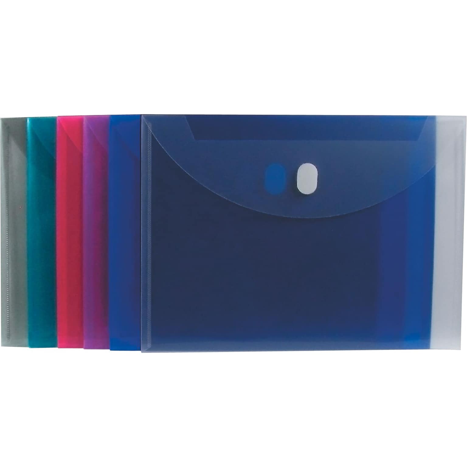 C-Line Reusable Hook and Loop Closure Poly Envelope, 9.25 x 12.8, Assortment (CLI58000)